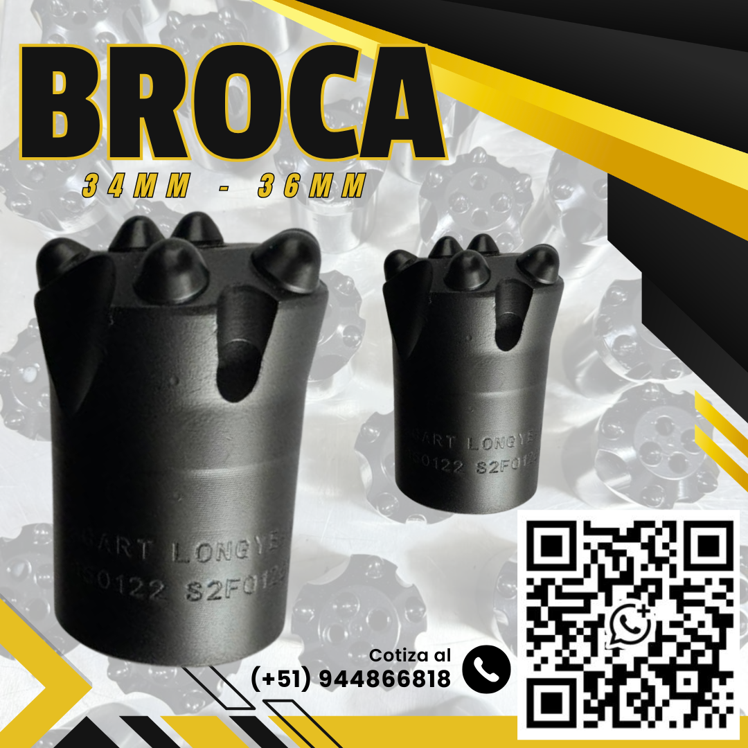 Servicio Profesional de Brocas para Minería con Soporte Experto