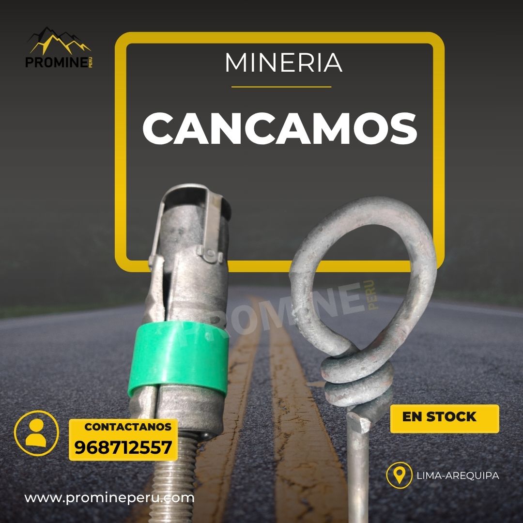 Venta de cáncamos cola de chancho para minería