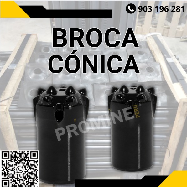 Venta de brocas cónicas de carburo para roca dura