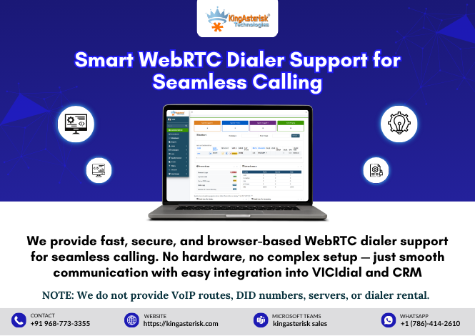 Smart WebRTC Dialer Support for Seamless Calling430246198384404480