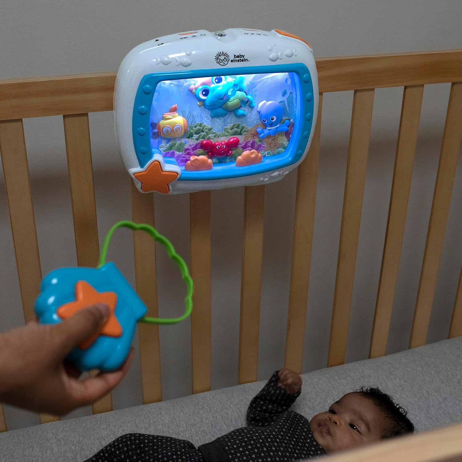 Baby Einstein Sea Dreams Soother Musical Crib Toy and Sound Machine Newborn and up (Open Box)63679287509507121