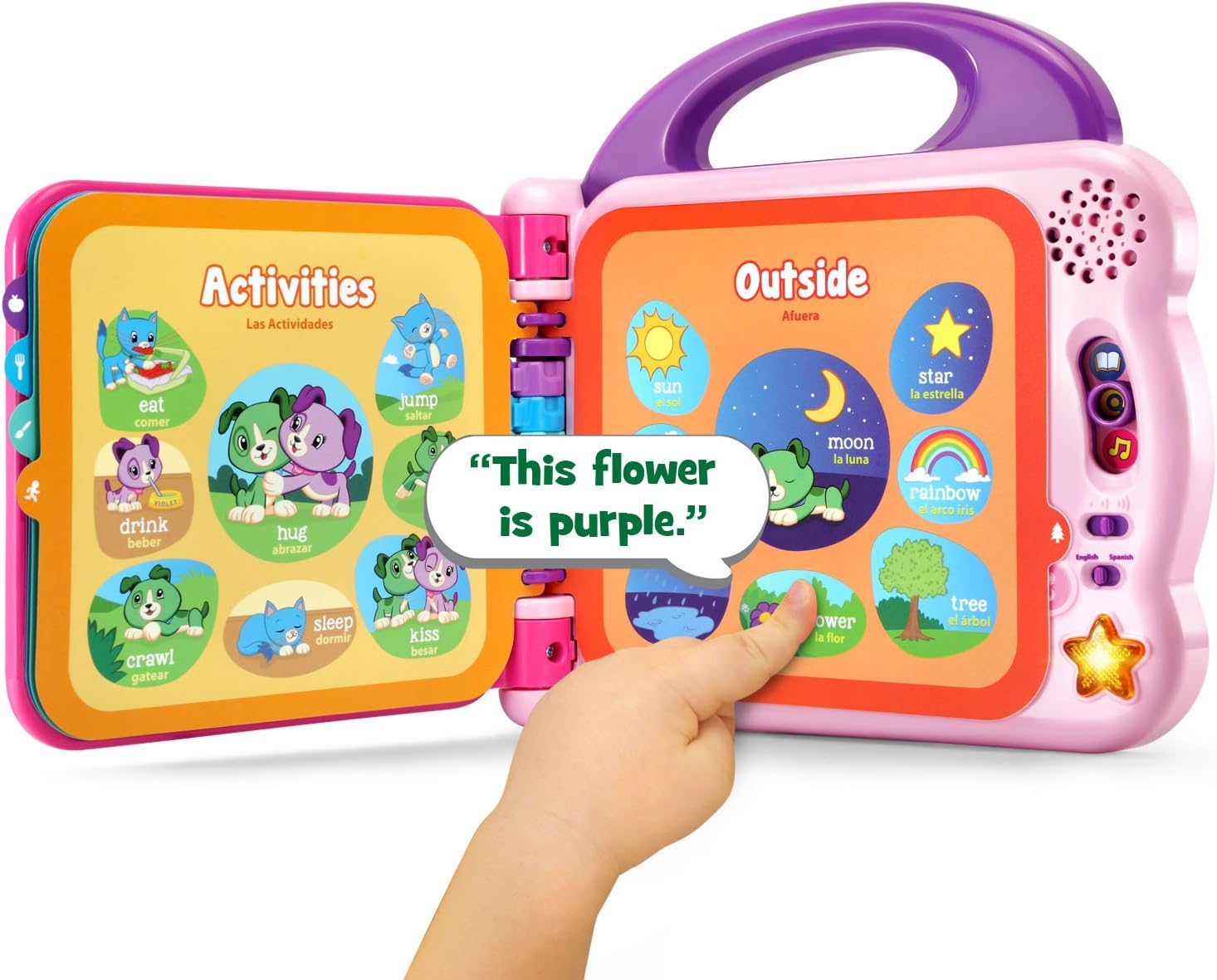 LeapFrog Scout and Violet 100 Words Book for ages 18+ months Purple  (Open Box)63678752236291123
