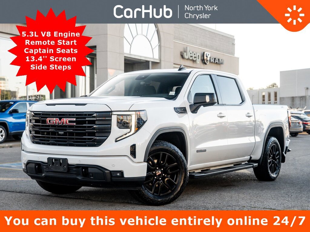 2024 GMC Sierra 1500 Elevation 147'' V8 Remote Start Captain Seats 13.4