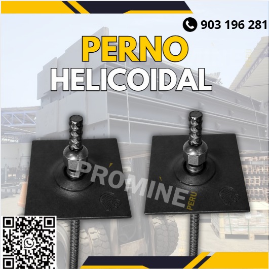 Venta de Pernos Helicoidales para Minería