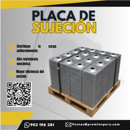 Servicio de Placas de Sujeción para Minería con Alta Resistencia