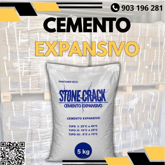 Expansive Cement Sales for Rock Fragmentation