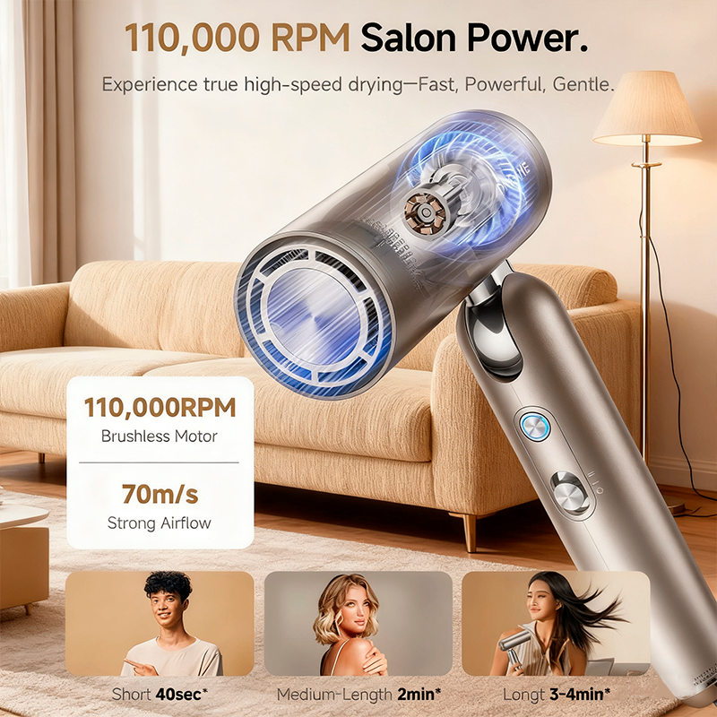 DREAME Pocket Pure High-Speed Hair Dryer (Open Box)64132831437442123