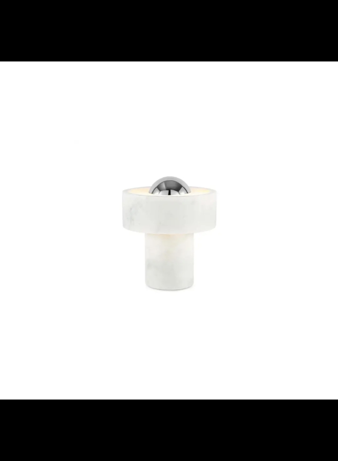 STONE PORTABLE LIGHT SILVER SMALL