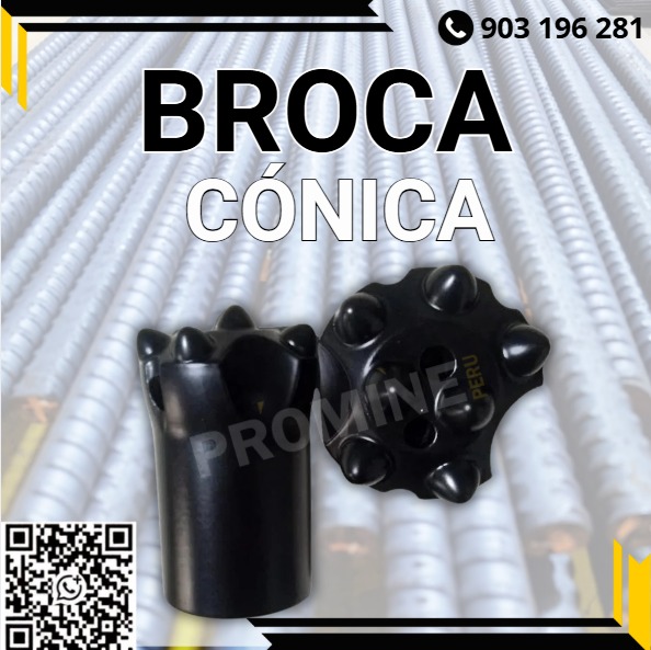 Suministro de brocas de perforación minera con botones