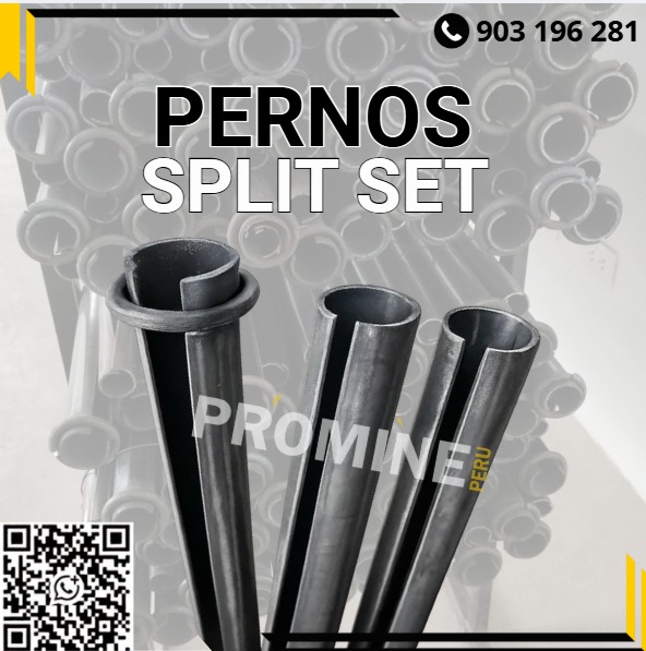 Servicio de suministro de pernos Split Set