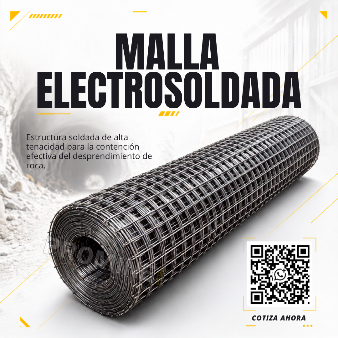 Provide Electro-Welded Mesh for Rock Retention Service