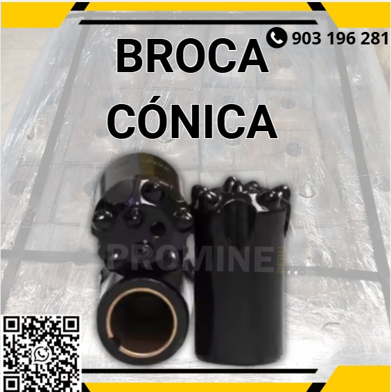 Venta de Brocas Cónicas con Carburo para Roca