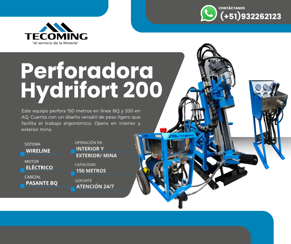 Proporcionamos servicio de perforación diamantina para minería