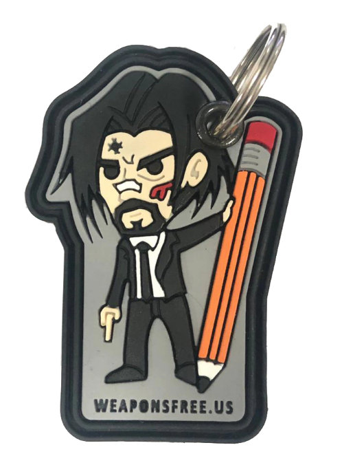 CHAVEIRO JOHN WICK EMBORRACHADO65166010202881120