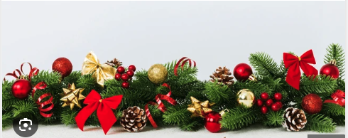 270cm Festive Christmas Garland with Ornaments For Sale