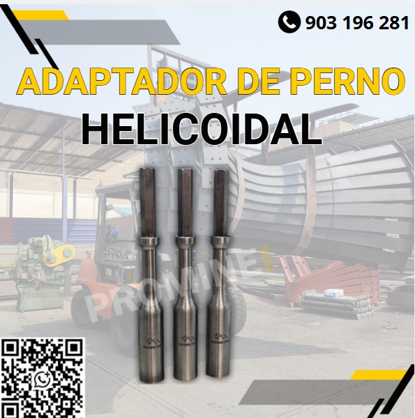 Servicio de venta de adaptadores para pernos helicoidales