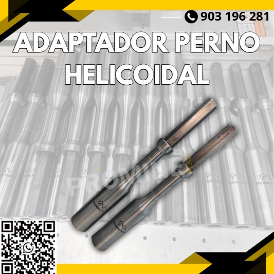 Servicio de venta de adaptadores para pernos helicoidales