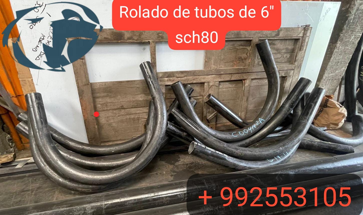 Servicio Rolado de tubos de 6 pulgadas