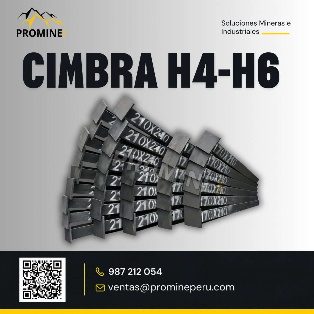 Servicio de Cimbra H4-H6 para Soluciones Mineras e Industriales