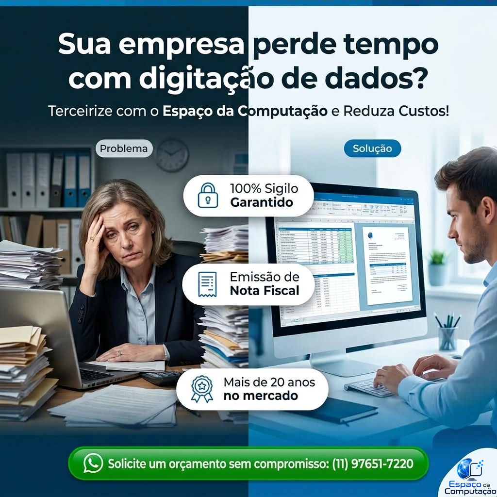 Serviço de Digitação de Dados para Empresas