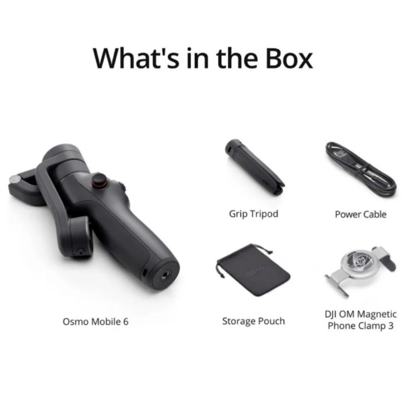 $98.2 DJI Osmo Mobile 6 Smartphone Gimbal Stabilizer Extension Rod Android & IOS (Orig $109)63855827995523122