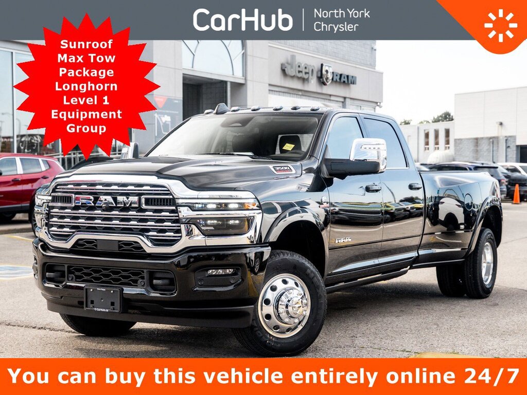 2026 Ram 3500 Limited 8' Box Sunroof Max Tow Package Longhorn Le
