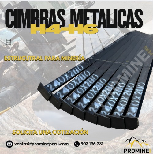 Servicio de Cimbras Metálicas para Minería con Experiencia