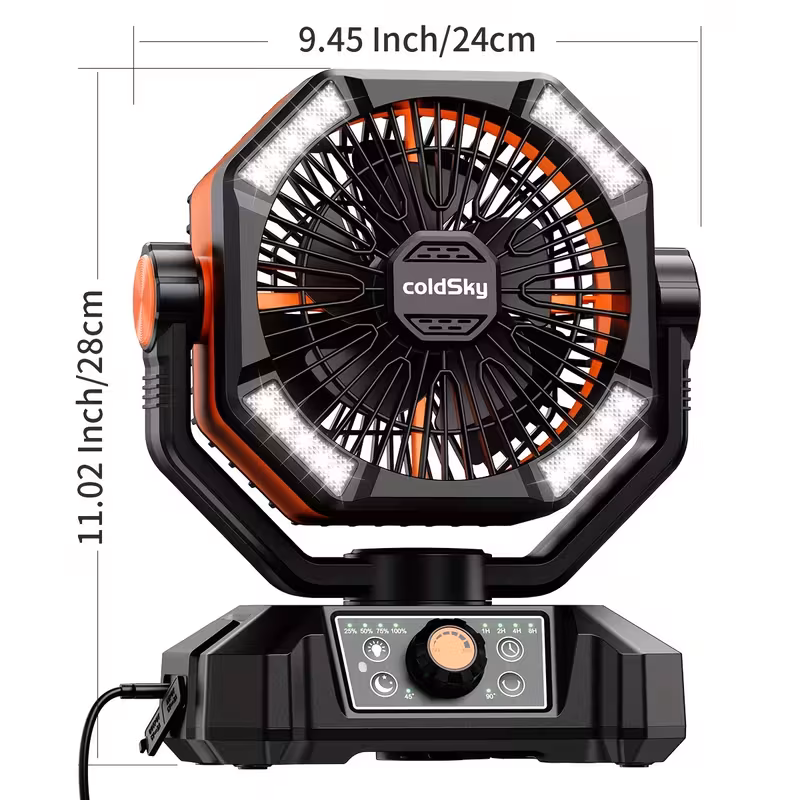 Ventilador de camping alimentado por batería63779770416003124