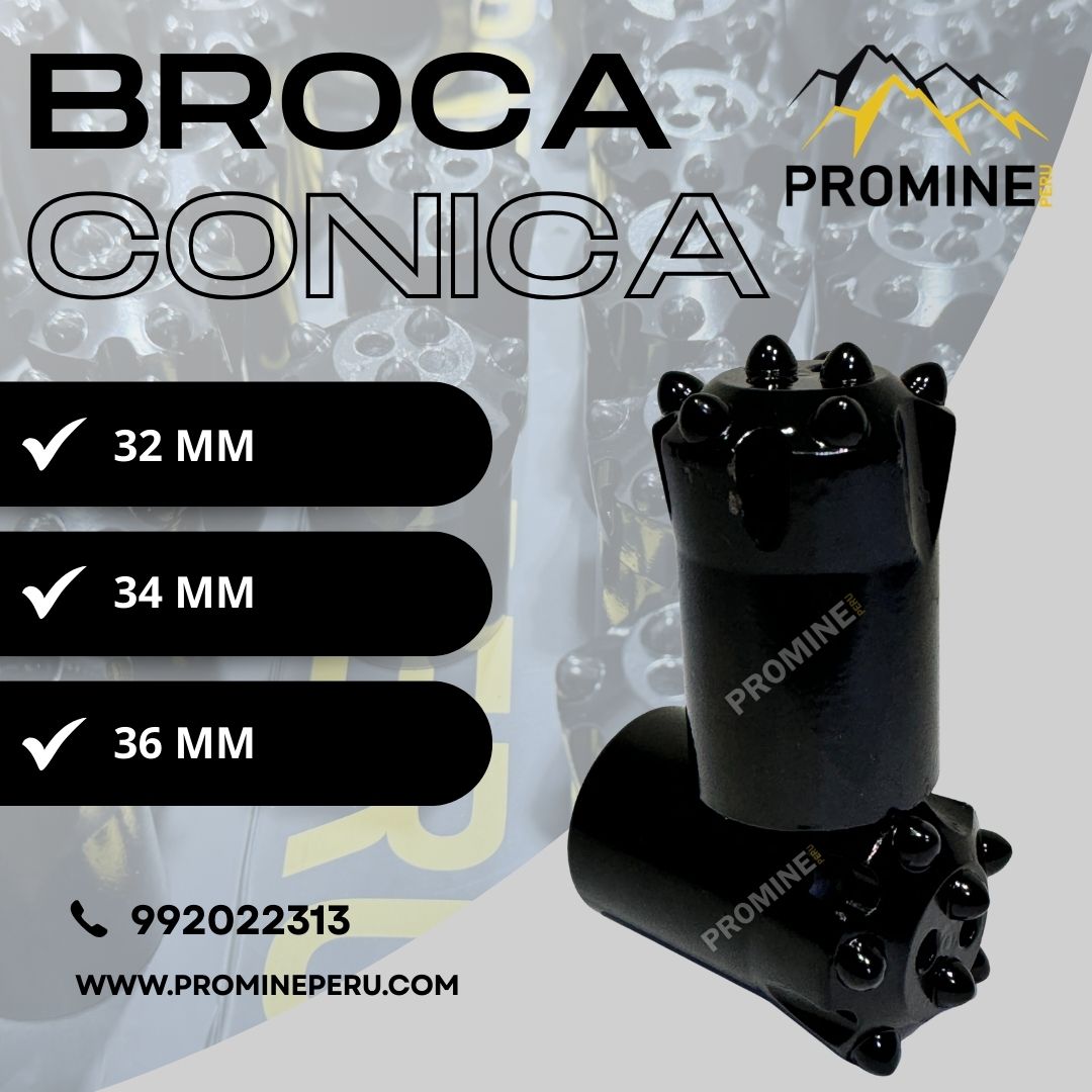 CONICAL DRILL BITS FOR MINING