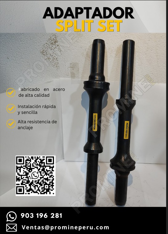 Servicio Profesional de Adaptador Split Set para Minería