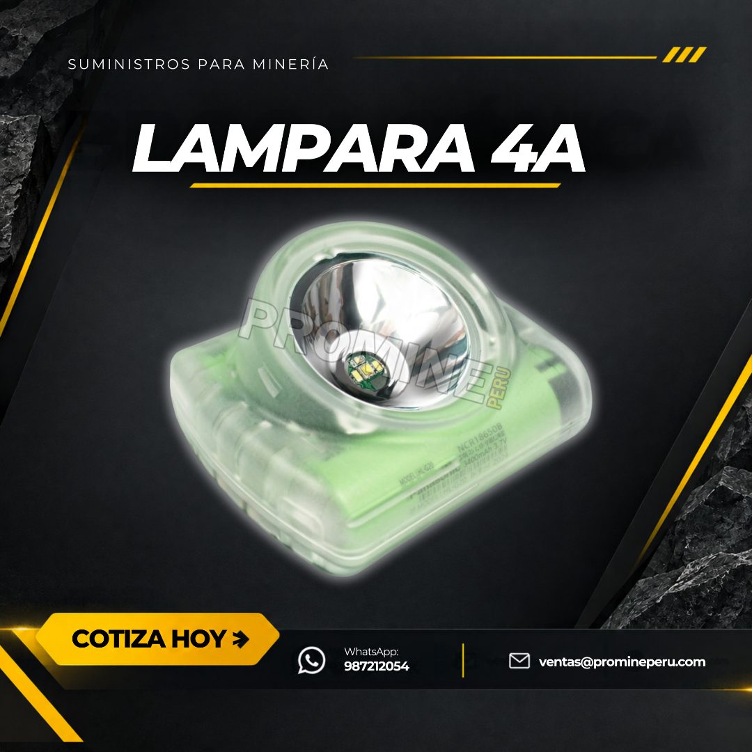 Servicio de suministro de lámparas mineras 4A