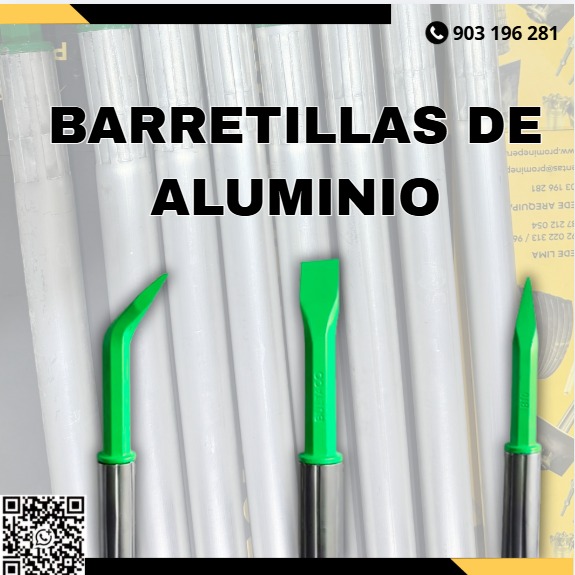 Servicio de desatado de rocas con barretillas ergonómicas