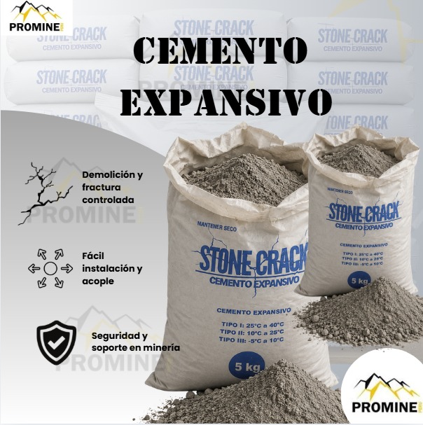 Proveer Cemento Expansivo para Demolición Controlada Servicio